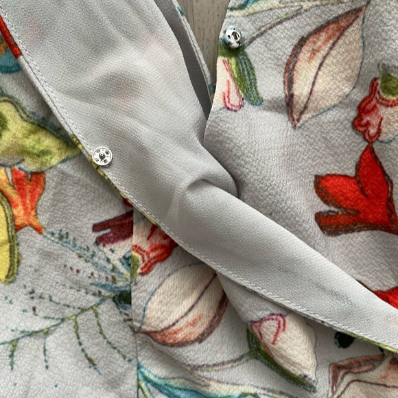 Ardene Super Cute Summer Skater / Boho Floral Mini Dress in Cool Light G… - Picture 3 of 5